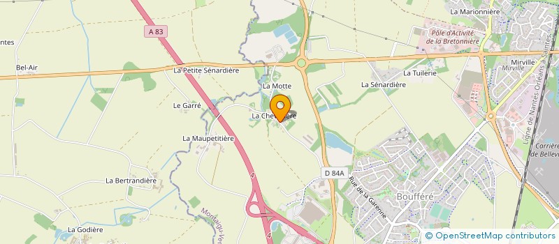 localisation de l'entreprise SAMRO à MONTAIGU-VENDEE