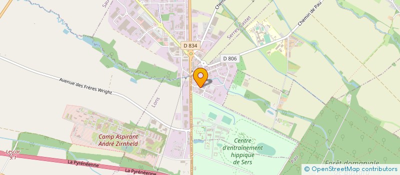 localisation de l'entreprise SAMS à MONTARDON