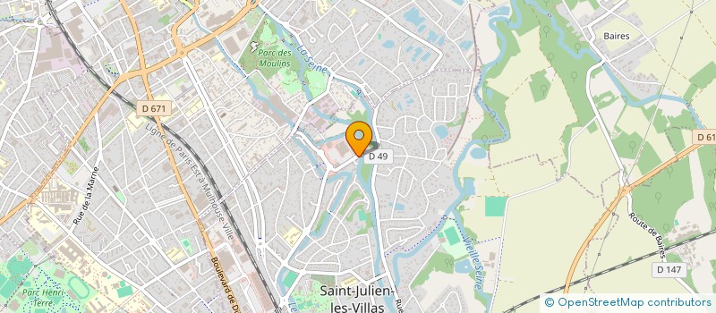 localisation de l'entreprise SAMS à SAINT-JULIEN-LES-VILLAS