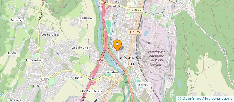 localisation de l'entreprise SAMS  LE PONT-DE-CLAIX