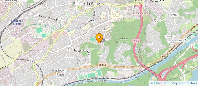 localisation de l'entreprise SAMS DISTRIBUTION  RILLIEUX-LA-PAPE