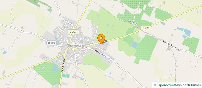 localisation de l'entreprise SAMS IMMO  LES HAUTS-D'ANJOU