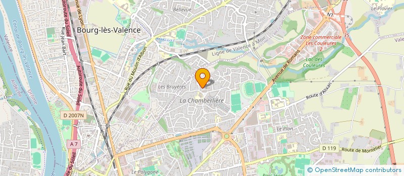 localisation de l'entreprise SAMSARAH à VALENCE