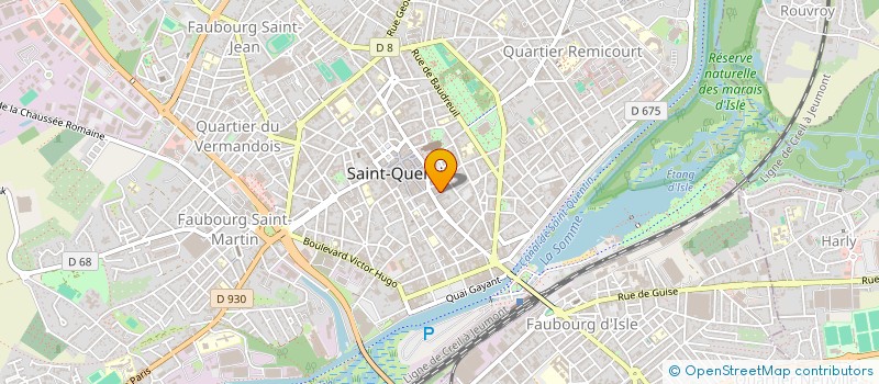 localisation de l'entreprise SAMSAY à SAINT-QUENTIN