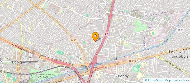 localisation de l'entreprise SAMSCAM  BOBIGNY