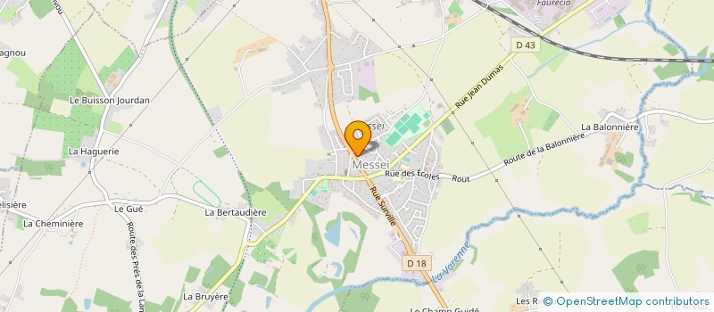 localisation de l'entreprise SAMSELEC ELECTRICITE  MESSEI