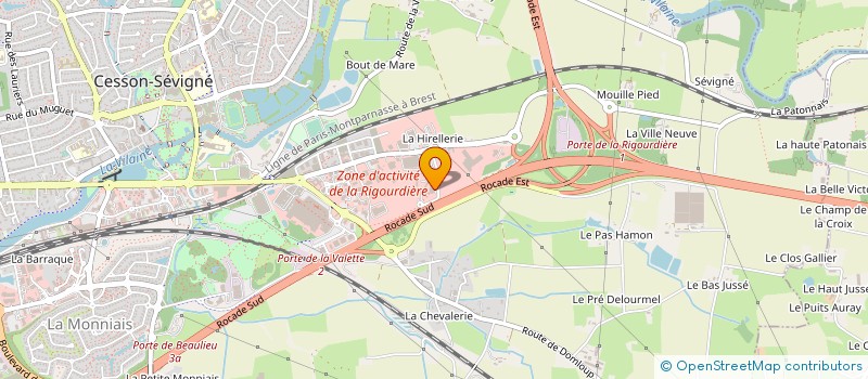 localisation de l'entreprise SAMSIC ASSISTANCE AEROBAG  CESSON-SEVIGNE