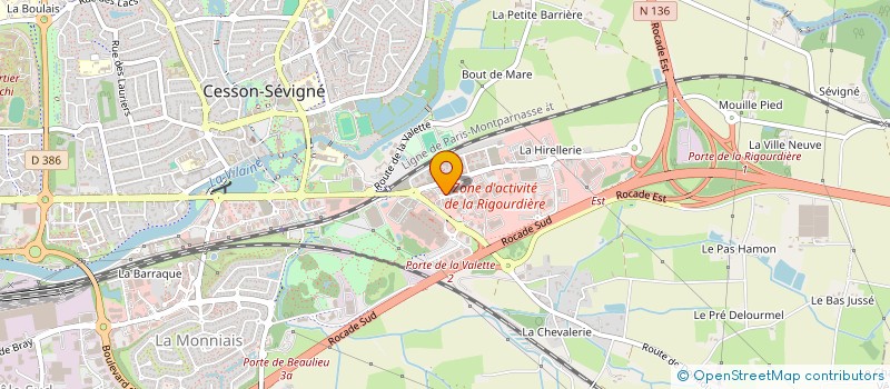 localisation de l'entreprise SAMSIC ASSISTANCE SHUTTLE à CESSON-SEVIGNE