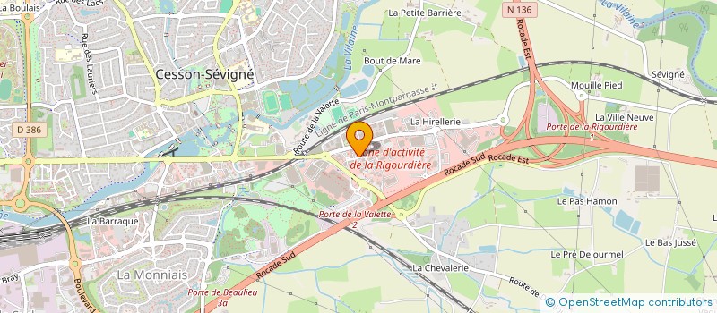 localisation de l'entreprise SAMSIC EMPLOI ILE DE FRANCE MASSY  CESSON-SEVIGNE