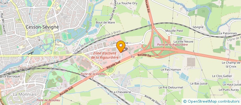 localisation de l'entreprise SAMSIC EMPLOI MIDI-PYRENEES CAHORS  CESSON-SEVIGNE