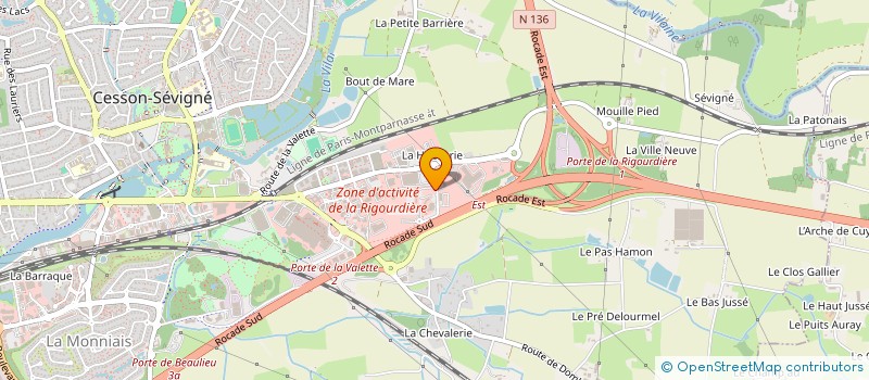 localisation de l'entreprise SAMSIC EMPLOI MIDI-PYRENEES GAILLAC  CESSON-SEVIGNE