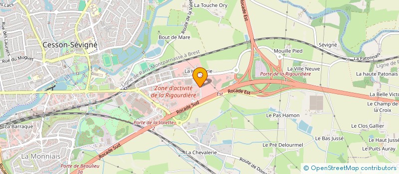 localisation de l'entreprise SAMSIC EMPLOI MIDI-PYRENEES MONTAUBAN  CESSON-SEVIGNE