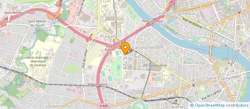 localisation de l'entreprise SAMSIC MEDICAL OCCITANIE à TOULOUSE