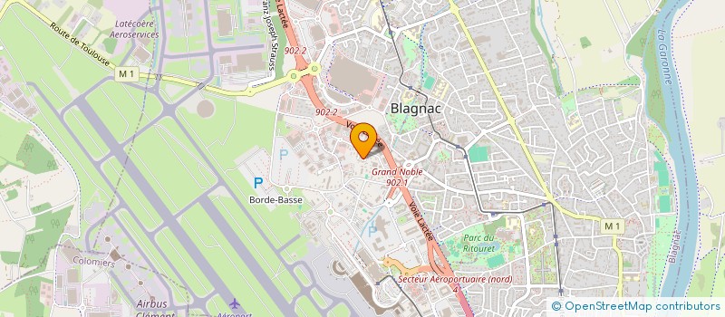 localisation de l'entreprise SAMSIC SUD TOULOUSE  BLAGNAC