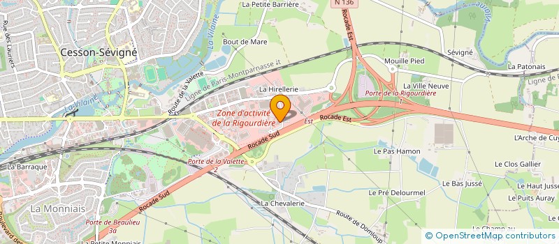 localisation de l'entreprise SAMSIC SURETE AEROPORTUAIRE CARAIBES - SAFESQUARE BY SAMSIC  CESSON-SEVIGNE