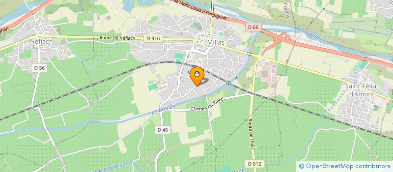 localisation de l'entreprise SAMSO  MILLAS