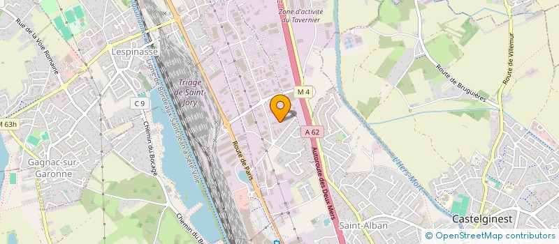 localisation de l'entreprise SAMSO  SAINT-ALBAN