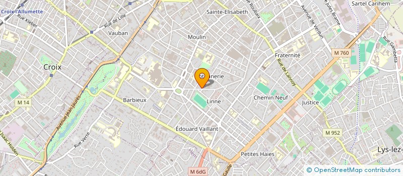 localisation de l'entreprise SAMSOEN FRANCINE ET CAILLIAU LOUIS à ROUBAIX