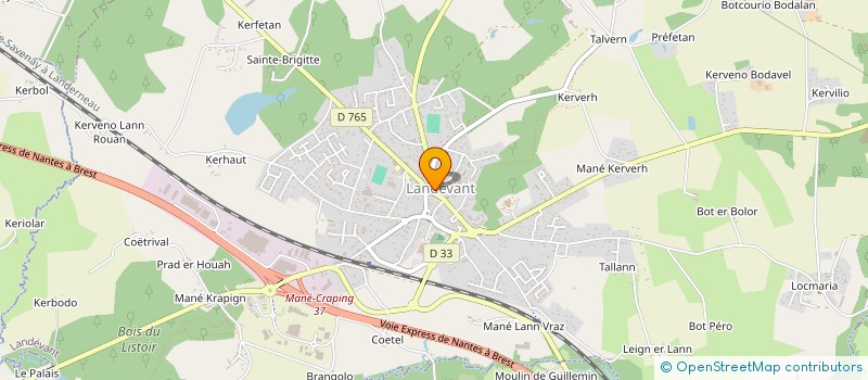 localisation de l'entreprise SAMSON à LANDEVANT