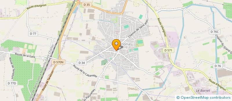 localisation de l'entreprise SAMSON  ROGNONAS