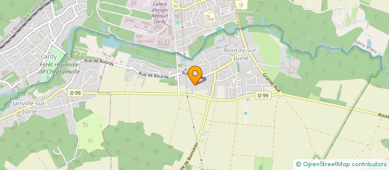 localisation de l'entreprise SAMSON RAMONAGE ET FILS  BOURAY-SUR-JUINE