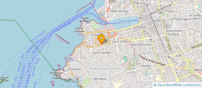 localisation de l'entreprise SAMSUD INFORMATIQUE STE MECANOGRAPHIQUE à MARSEILLE