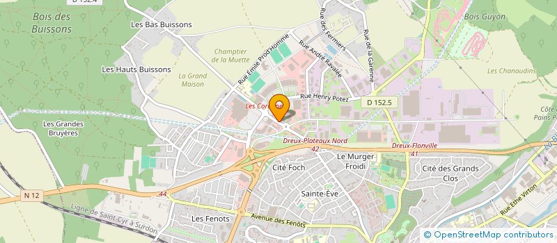 localisation de l'entreprise SAMSUN GRILL à DREUX