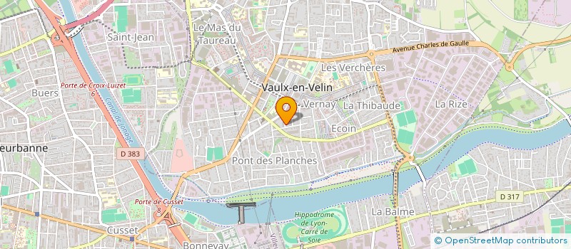 localisation de l'entreprise SAMSUR SECURITE  VAULX-EN-VELIN