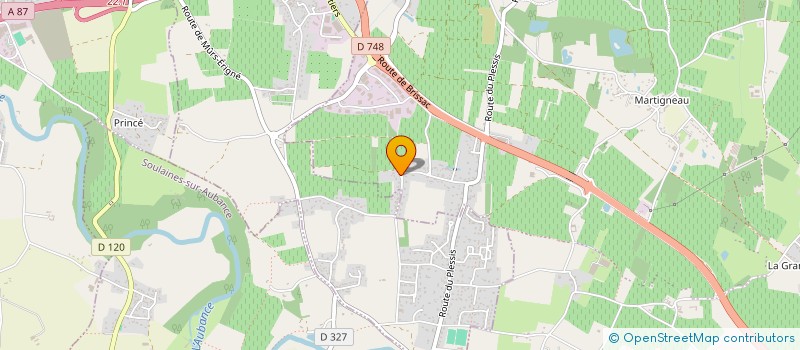 localisation de l'entreprise SAMSYL 49  LES GARENNES SUR LOIRE