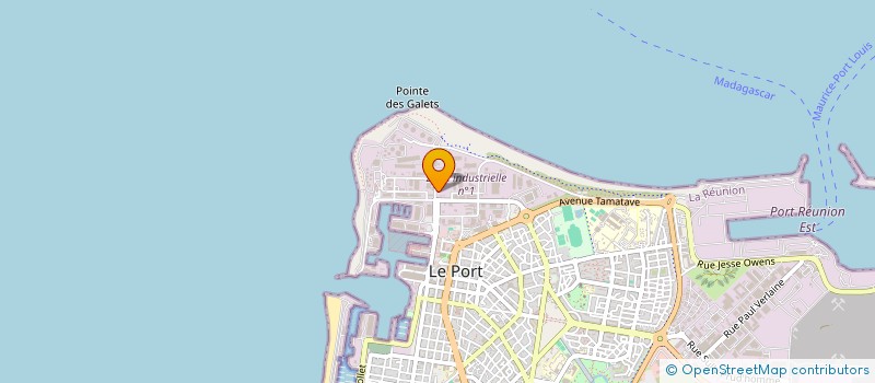 localisation de l'entreprise SAMT OCEAN INDIEN à LE PORT