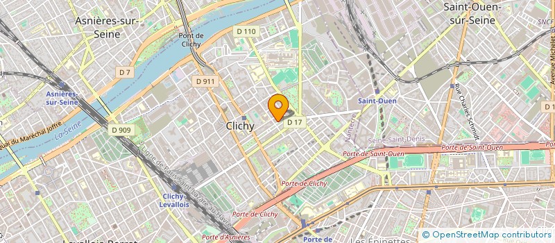 localisation de l'entreprise SAMTEX à CLICHY