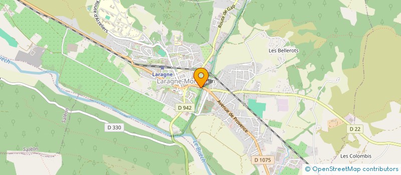 localisation de l'entreprise SAMTMANN GESTION IMMO  LARAGNE-MONTEGLIN