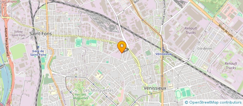 localisation de l'entreprise SAMTRANS  VENISSIEUX