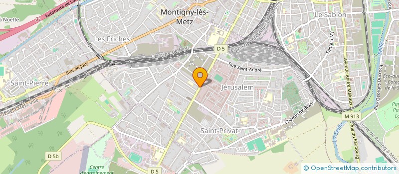 localisation de l'entreprise SAMU INFORMATIQUE  MONTIGNY-LES-METZ