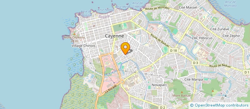 localisation de l'entreprise SAMU LOCATION SASU  CAYENNE