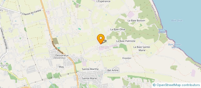 localisation de l'entreprise SAMU PNEU à SAINT-FRANCOIS