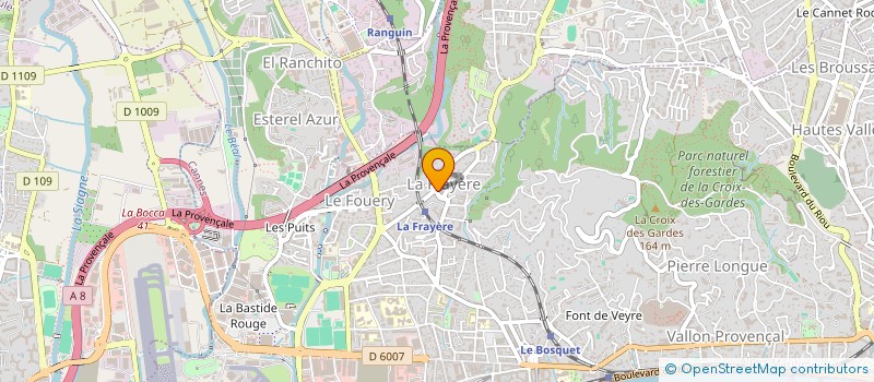 localisation de l'entreprise SAMU SOCIAL DE CANNES à CANNES