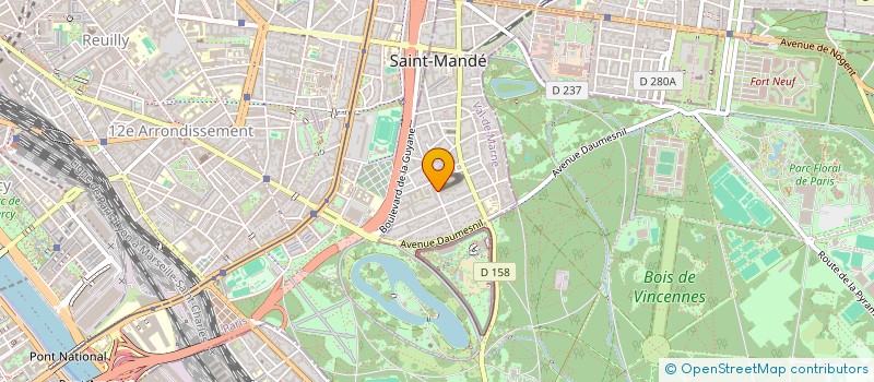 localisation de l'entreprise SAMUEL à SAINT-MANDE