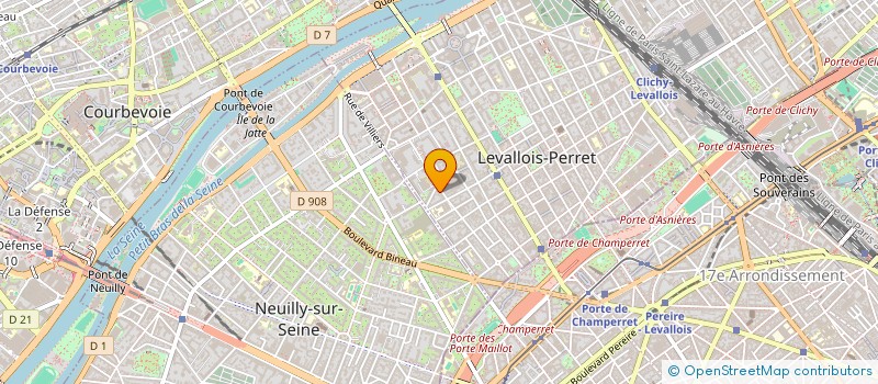 localisation de l'entreprise SAMUEL B CORP à LEVALLOIS-PERRET