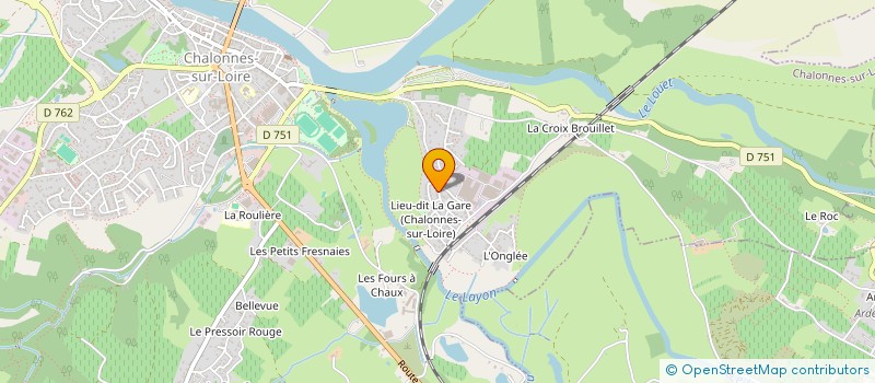 localisation de l'entreprise SAMUEL CORNU SERVICES à CHALONNES-SUR-LOIRE