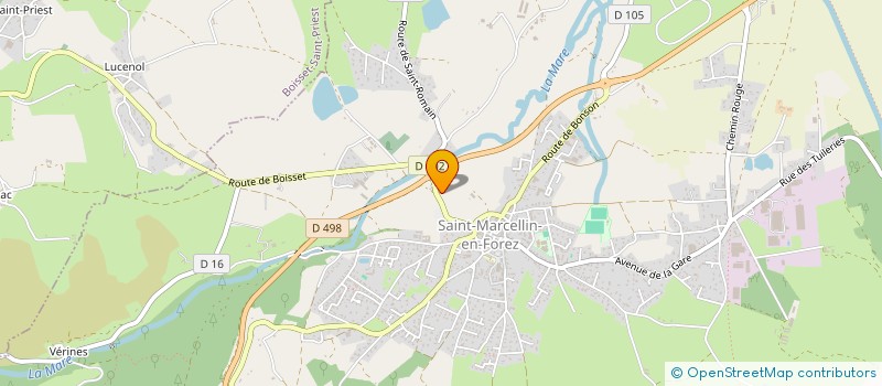 localisation de l'entreprise SAMUEL CORREIA PLATRERIE PEINTURE  SAINT-MARCELLIN-EN-FOREZ