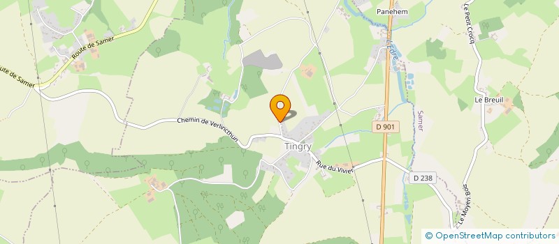 localisation de l'entreprise SAMUEL FORESTIER à TINGRY
