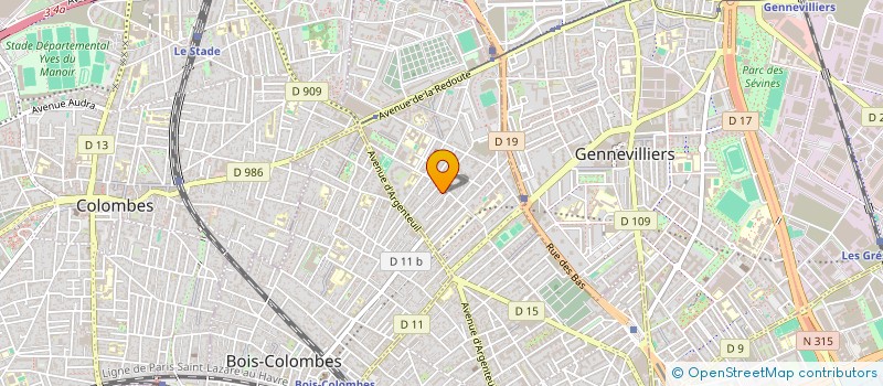 localisation de l'entreprise SAMUEL HASSINE EURL  ASNIERES-SUR-SEINE