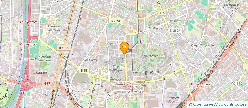 localisation de l'entreprise SAMUEL INVESTISSEMENT à GRENOBLE