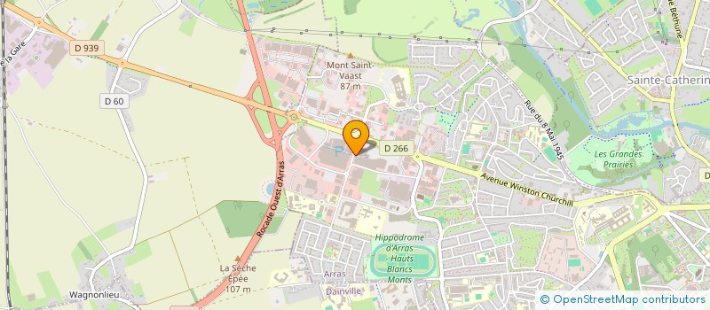 localisation de l'entreprise SAMUEL LK à ARRAS