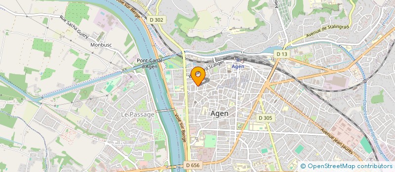 localisation de l'entreprise SAMUEL MESERAY SASU  AGEN