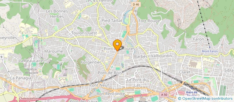 localisation de l'entreprise SAMUEL PIZZA à TOULON