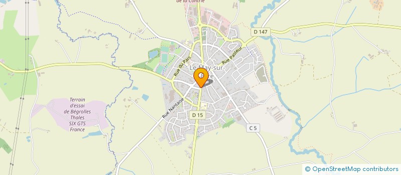 localisation de l'entreprise SAMUEL SUBILEAU MENUISERIE  LE MAY-SUR-EVRE