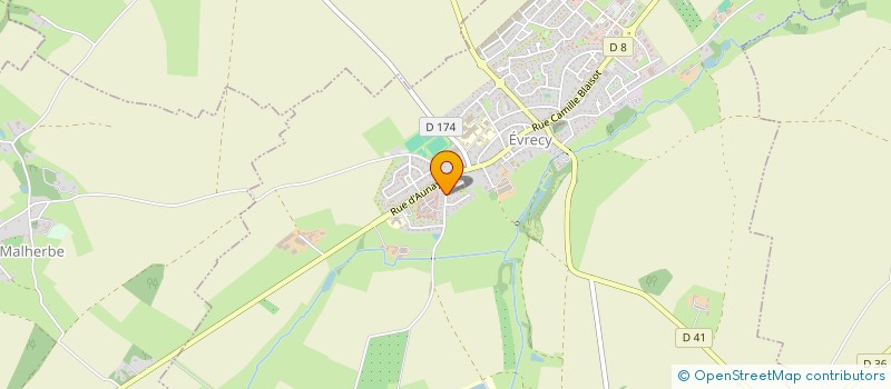 localisation de l'entreprise SAMUFI  EVRECY