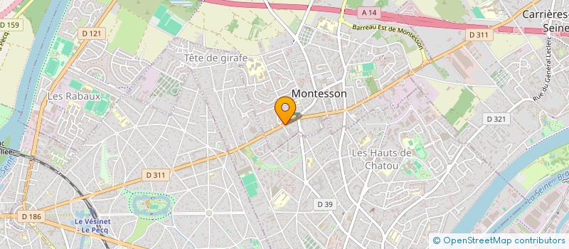 localisation de l'entreprise SAMUI à MONTESSON